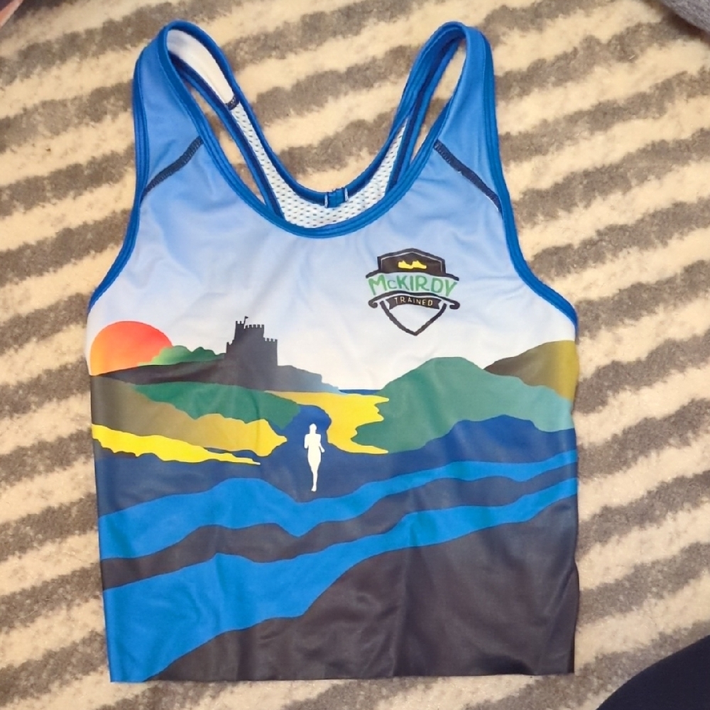 McKirdy Trained Blue Running Tank Top